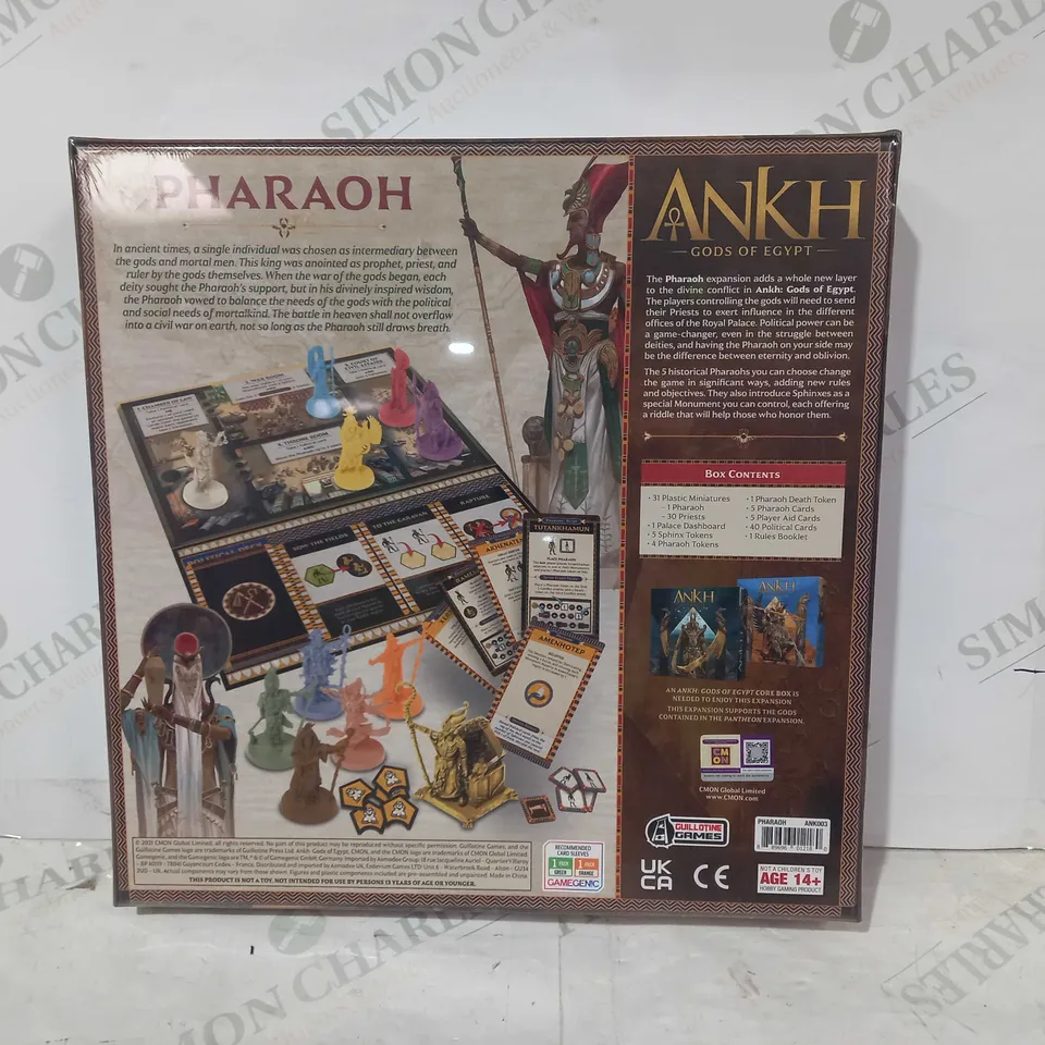 ANKH GODS OF EGYPT PHARAOH BOARD GAME