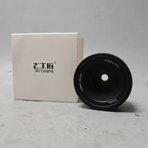 BOXED ARTISANS AF 35MM F1.4 CAMERA LENS 