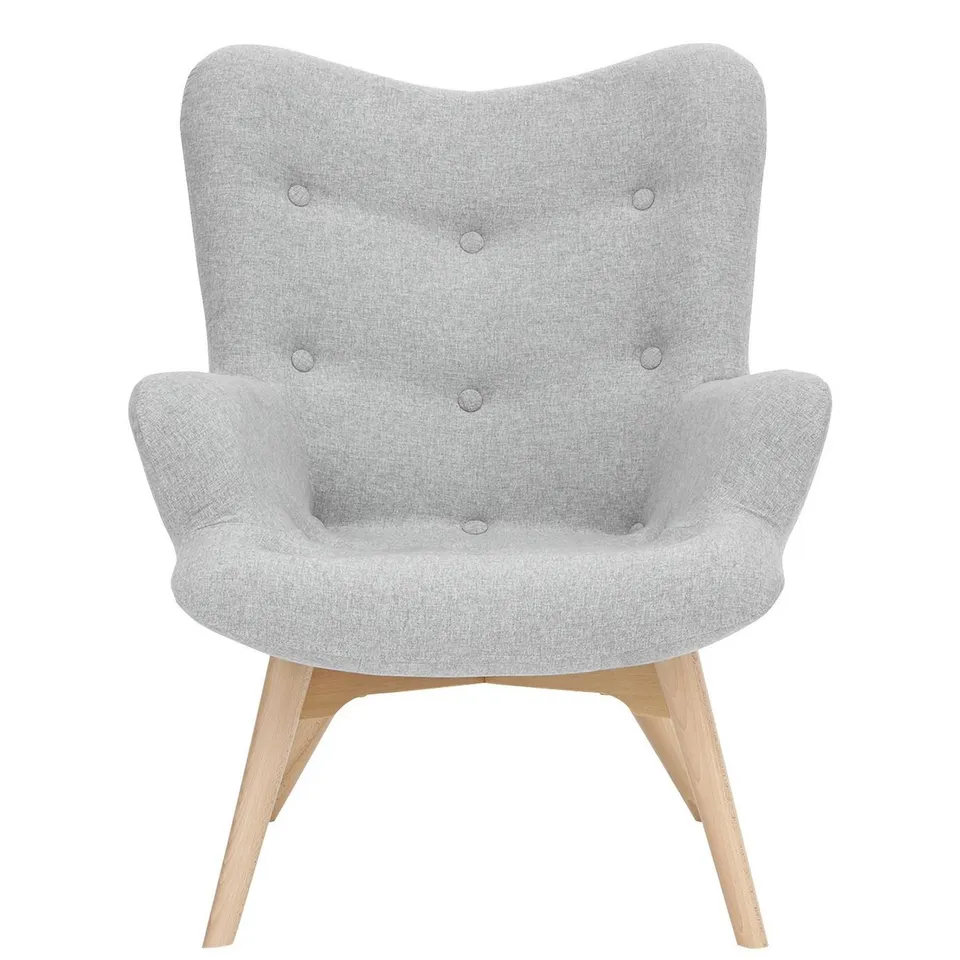 PAPILLION GREY CHAIR - COLLECTION ONLY  RRP £249