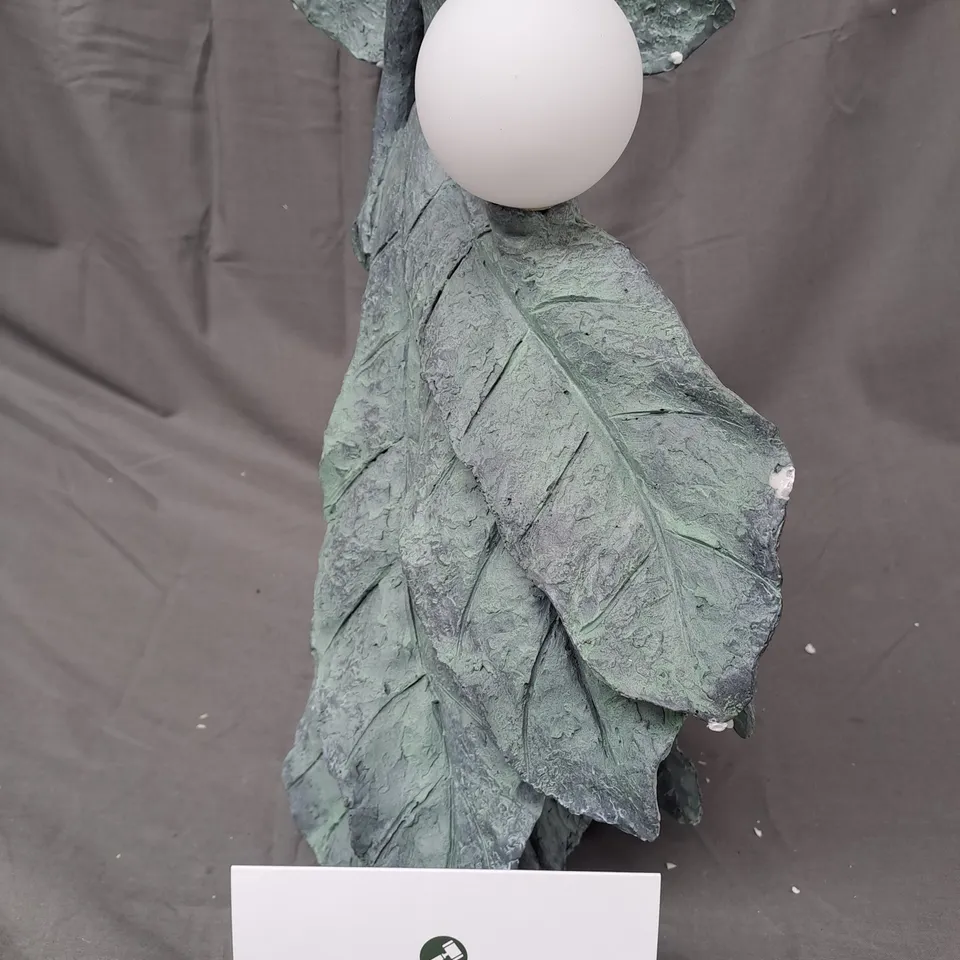 BOXED MY GARDEN STRORIES LEAF FAIRY WITH SOLAR LED BALL
