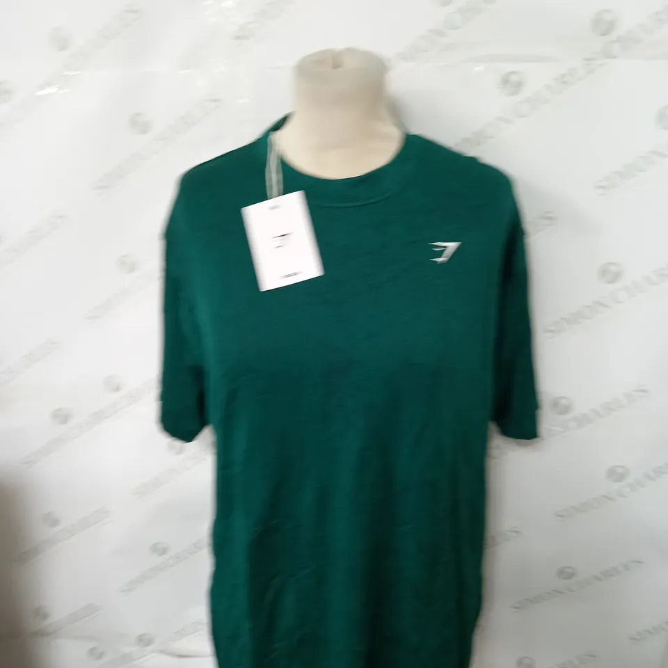GYMSHARK ADAPT PATTERN SEAMLESS LOOSE FIT TOP SIZE S