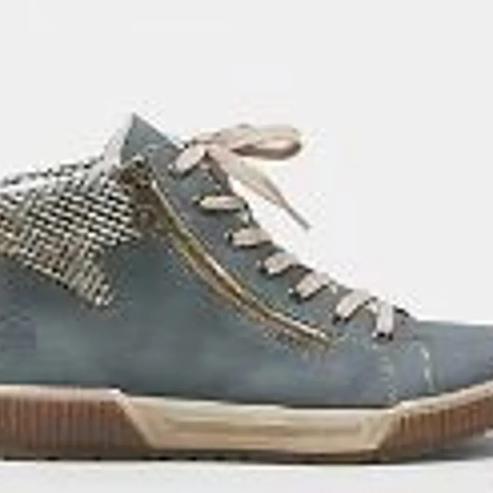 RIEKER HIGH TOP TRAINER BLUE SIZE 6
