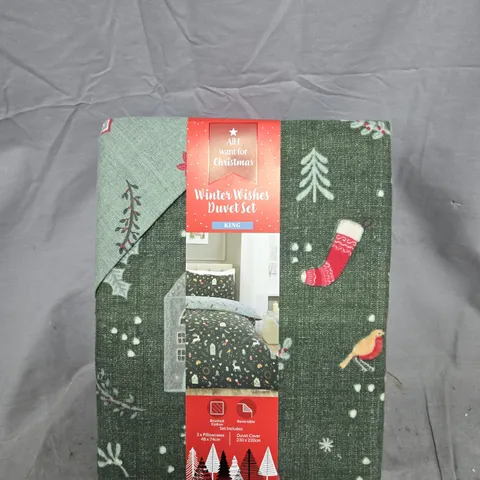 WINTER WISHES DUVET SET – KING SIZE