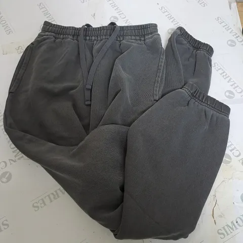 CARHARTT GREY CUFFED JOGGERS - S