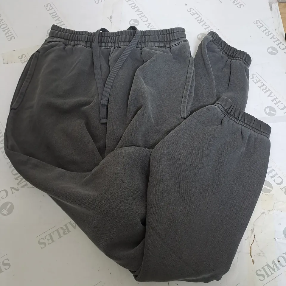 CARHARTT GREY CUFFED JOGGERS - S