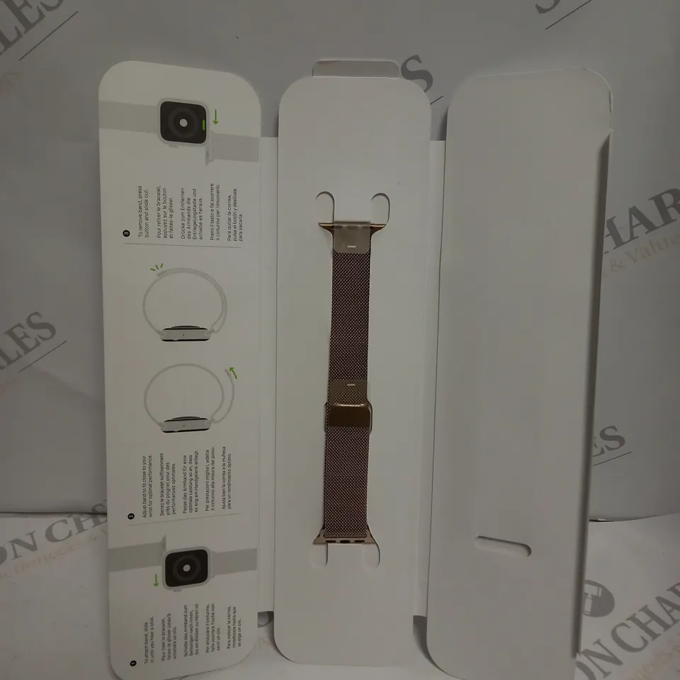BOXED APPLE MILANESE LOOP MAGNETIC CLOSURE WATCH STRAP 