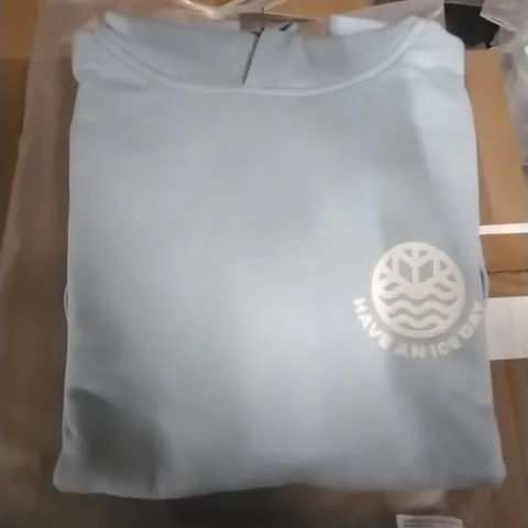 BOX OF MIXED ASSORTMENT OF BRAND NEW BRASS MONKEY CLOTHING ITEMS INCLUDING - HOODIES - SIZE M - APPROXIMATELY X11 ITEMS
