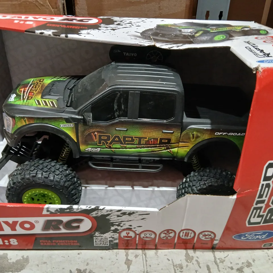 TAIYO RC 1:8 RAPTOR OFF-ROAD REMOTE CONTROL TRUCK – BOXED