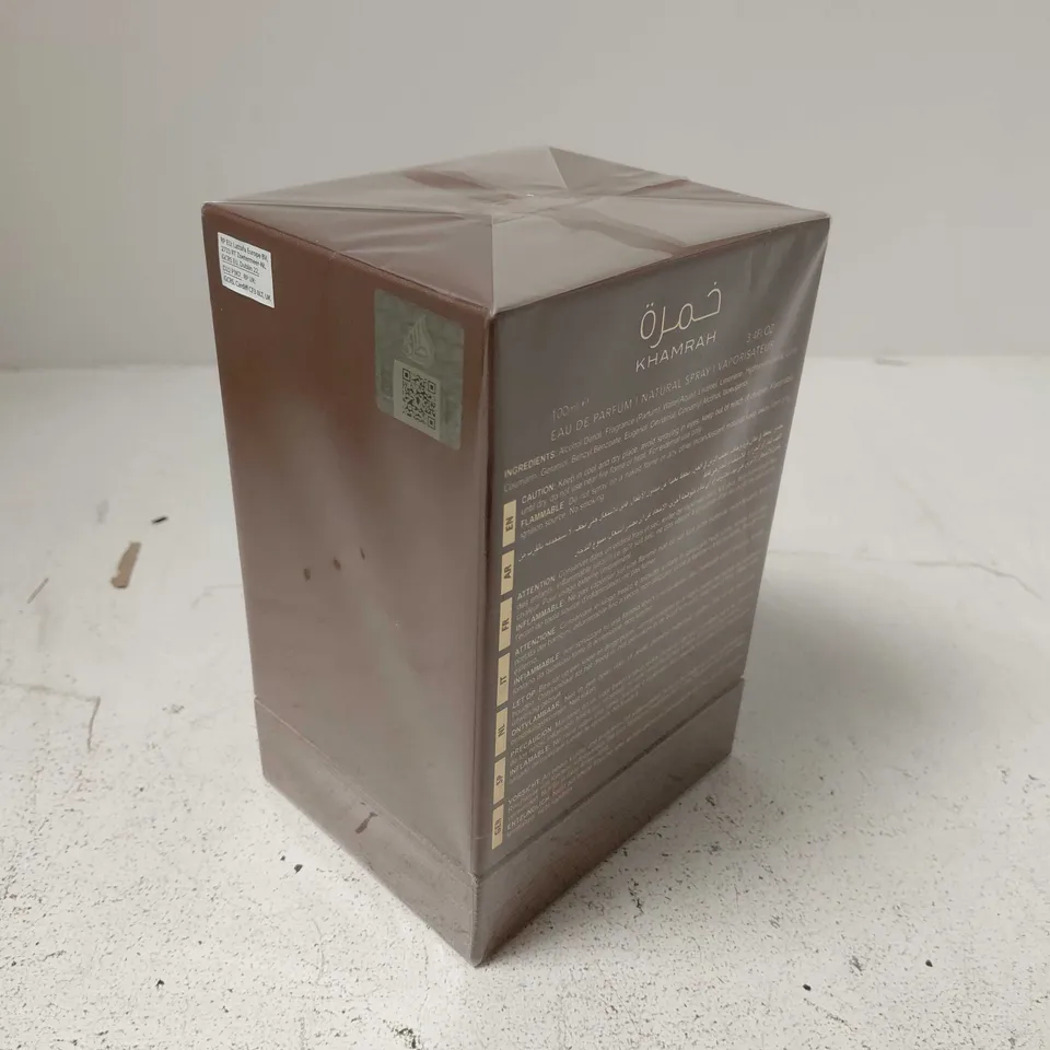 BOXED AND SEALED KHAMRAH QAHWA LATTAFA 100ML