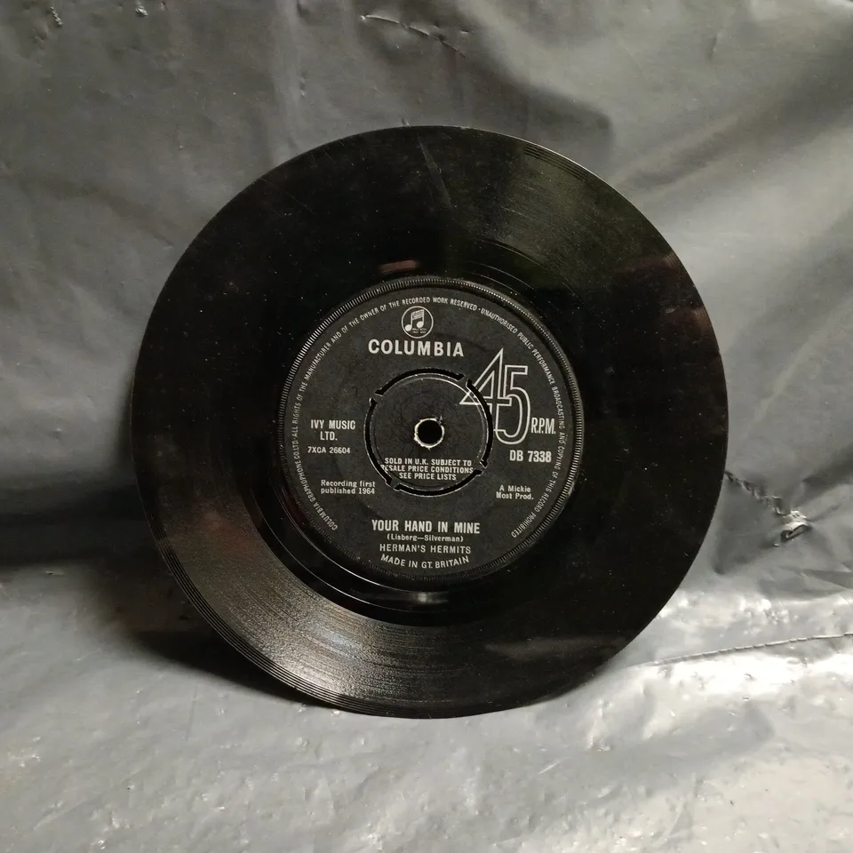 COLUMBIA 45 RPM 7-INCH VINYL RECORD - HERMAN'S HERMITS
