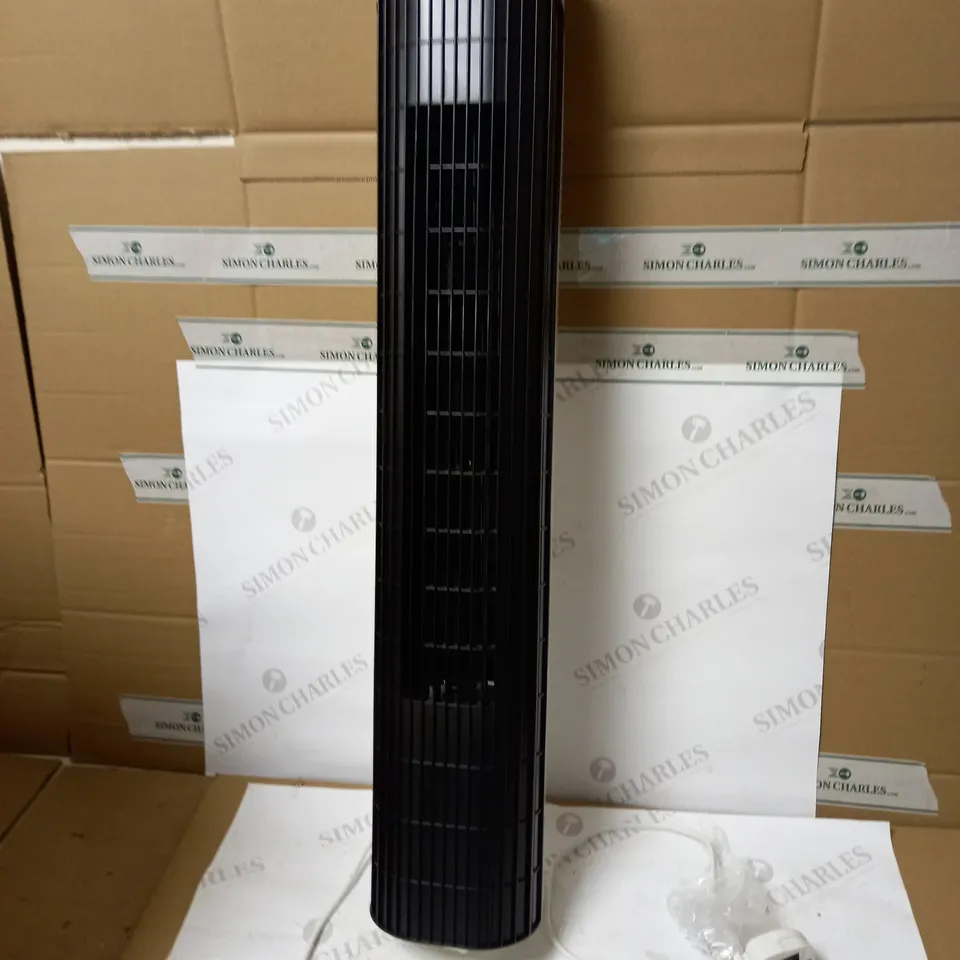 JOHN LEWIS WHITE TOWER FAN 30 INCH TALL