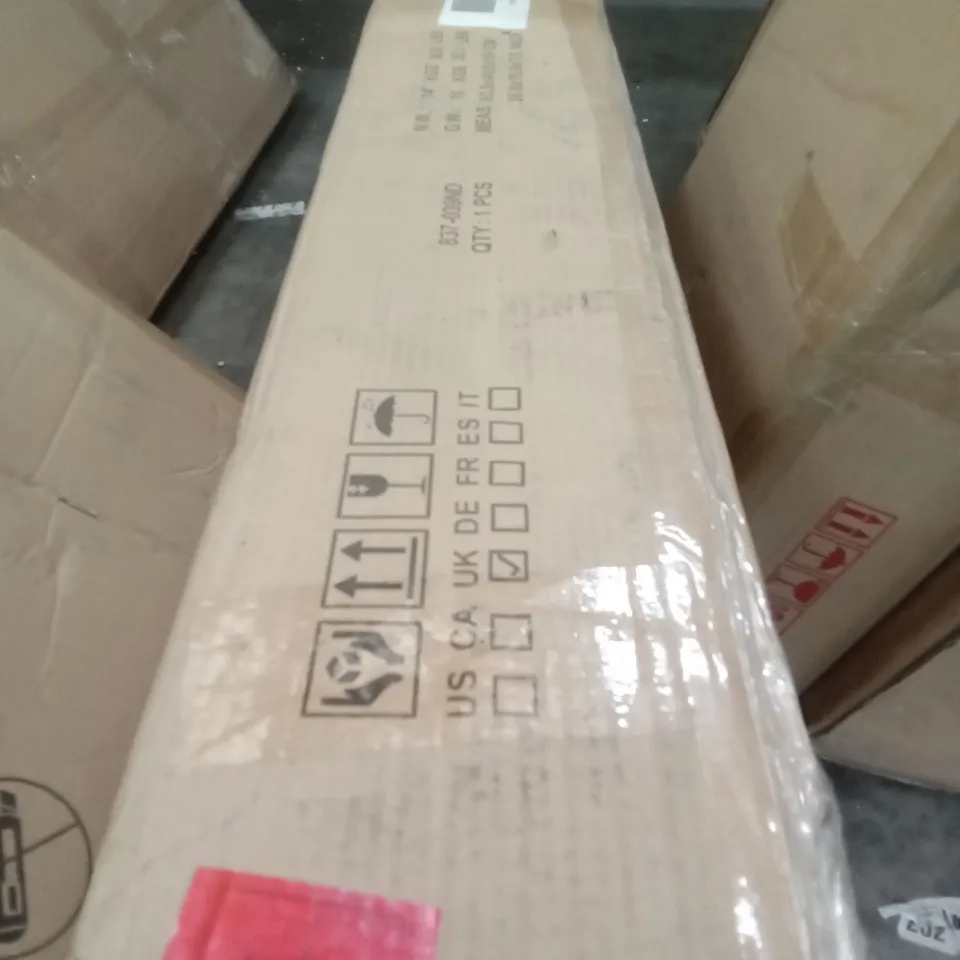 BOXED HOMCOM FLATPACK FURNITURE WITH GREY CUSHION - GREY