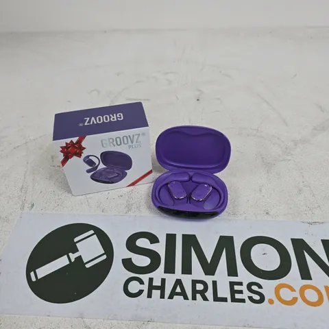 GROOVZ PLUS WIRELESS EARBUDS – PURPLE