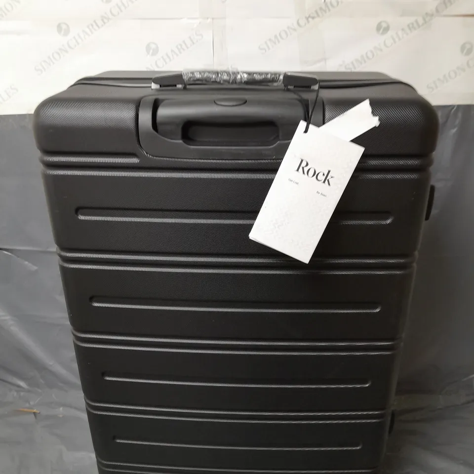 ROCK LUGGAGE LISBON 3 PC SET BLACK RRP £200