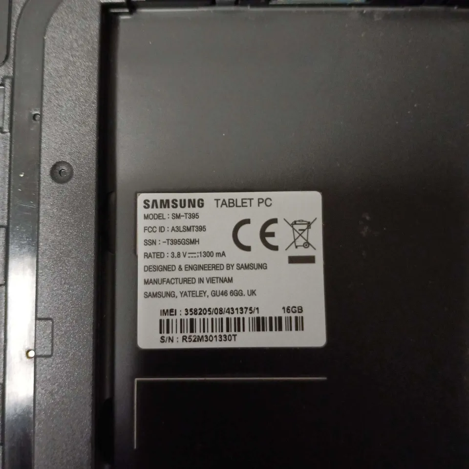 SAMSUNG TABLET PC SM-T395 16GB