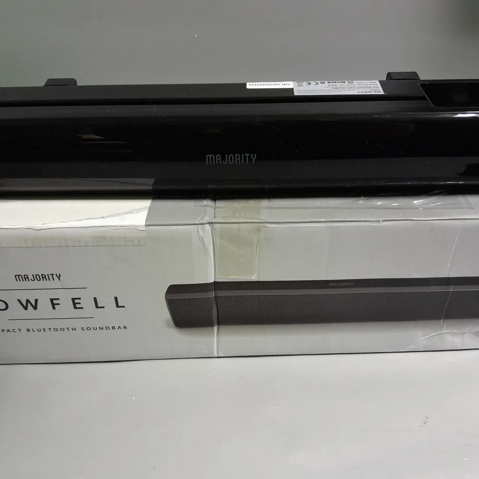 BOXED MAJORITY BOWFELL COMPACT BLUETOOTH SOUNDBAR 