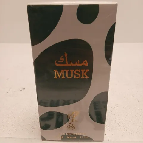 BOXED AND SEALED MUSK SAQR EAU DE PARFUM 100ML