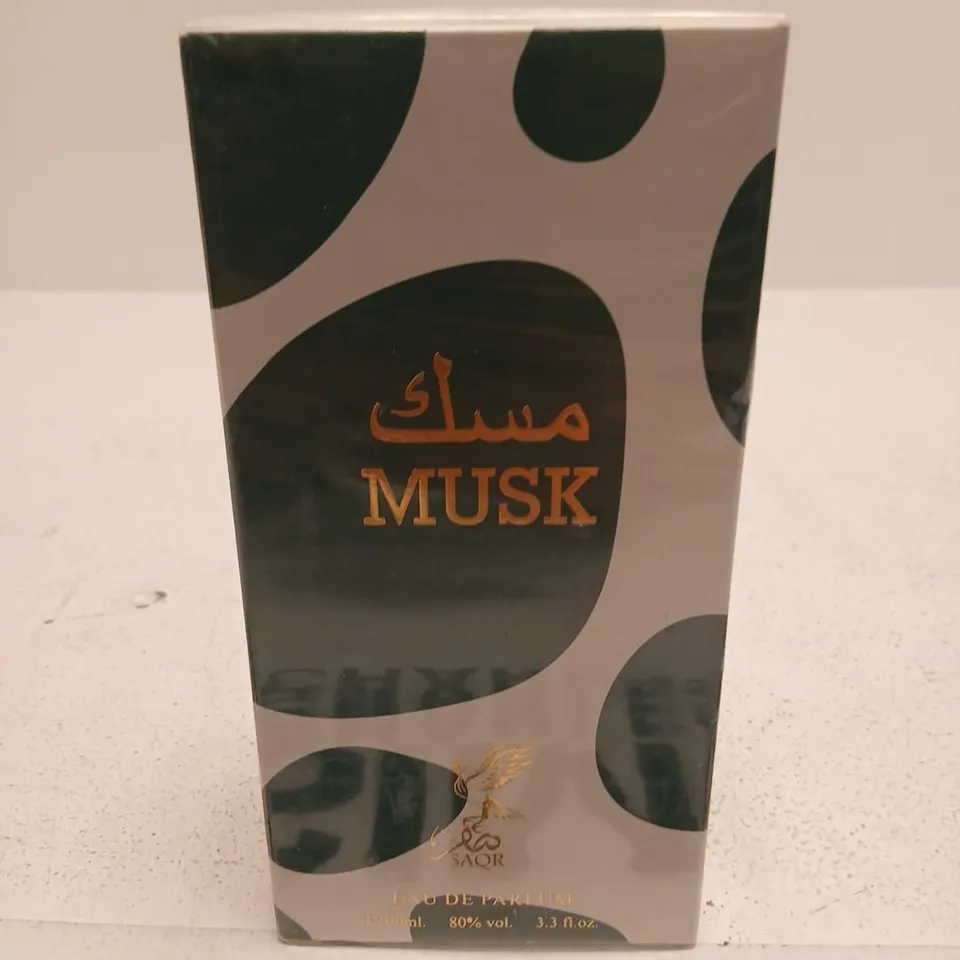 BOXED AND SEALED MUSK SAQR EAU DE PARFUM 100ML