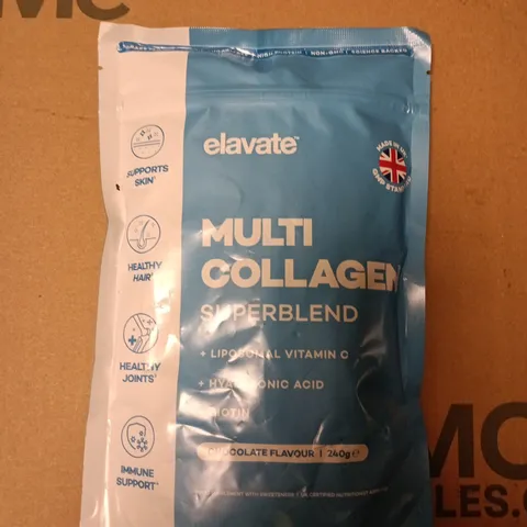 ELAVATE MULTI COLLAGEN SUPERBLEND – CHOCOLATE FLAVOUR, 240G