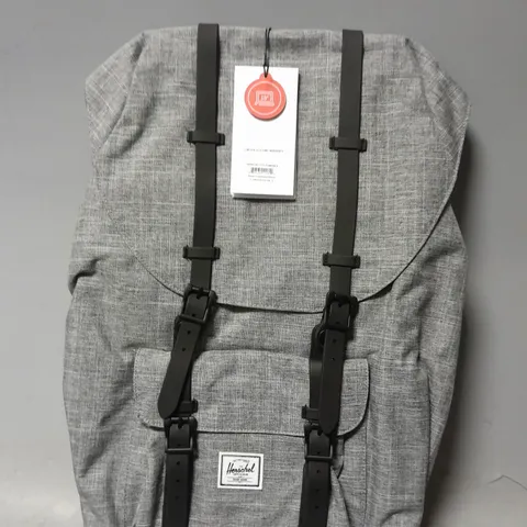 RUCKSACK HERSCHEL SUPPLY CO. LITTLE AMERICA RAVEN CROSSHATCH TRAVEL BAG