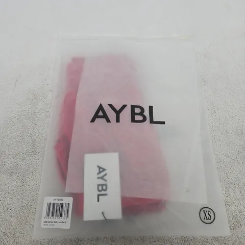 BAGGED AYBL ADAPT SEAMLESS SHORTS – SALSA RED - SIZE XS