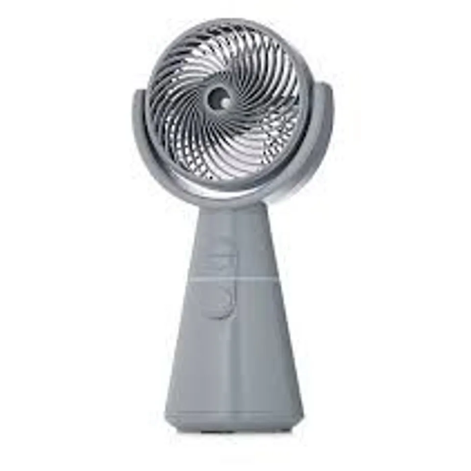 BOXED BELL AND HOWELL RECHARGEABLE TURBO MISTING DESK FAN
