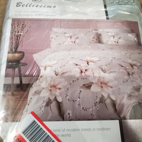ALBULENA COTTON BLEND, POLYESTER FLORAT DUVET COVER SET WITH PILLOWCASES
