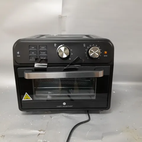BOXED COOK'S ESSENTIAL 21-LITRE AIRFRYER OVEN IN BLACK