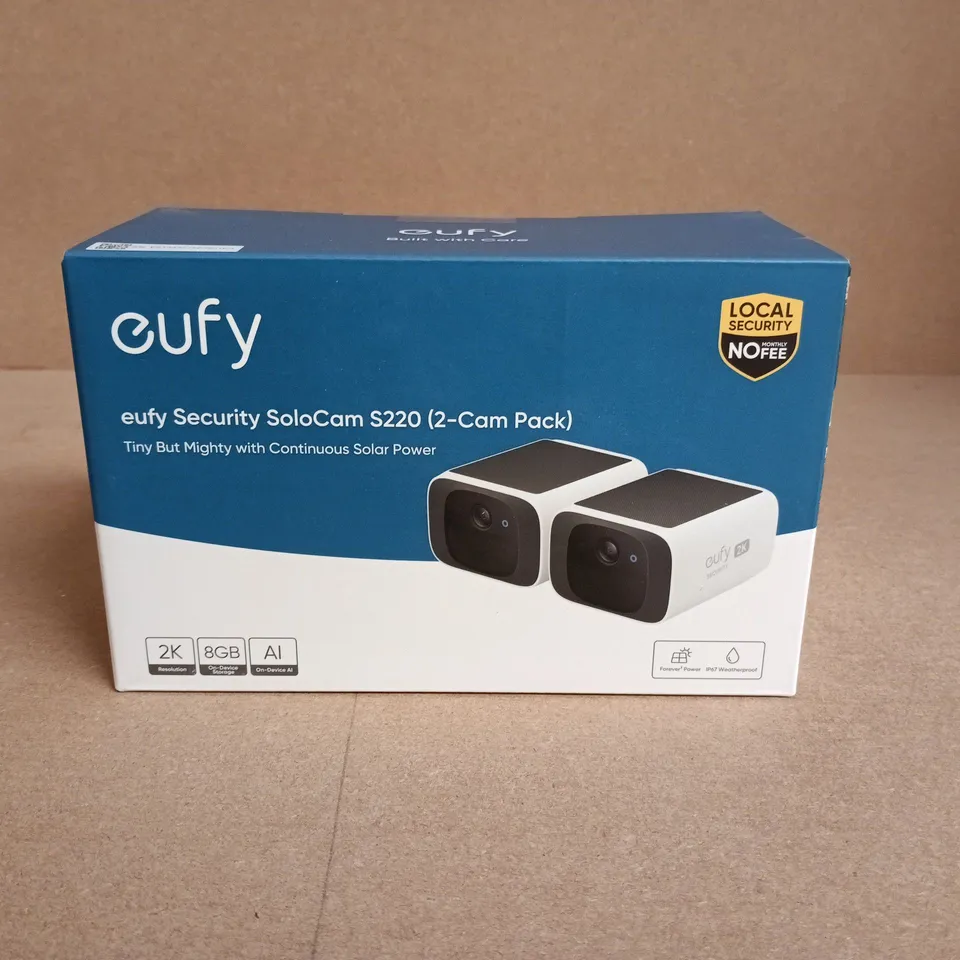 EUFY SECURITY SOLOCAM S220 2-CAM PACK - BOXED