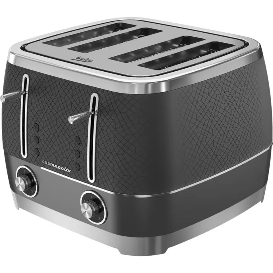 BOXED BEKO GREY COSMOPOLIS 4 SLOT TOASTER