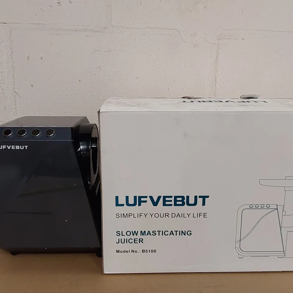 BOXED LUFVEBUT B5100 SLOWLY MASTICATING JUICER (1 BOX)