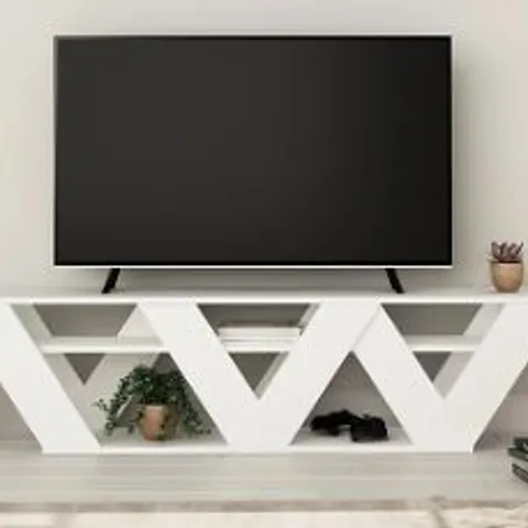 BOXED RALLA WHITE TV STAND