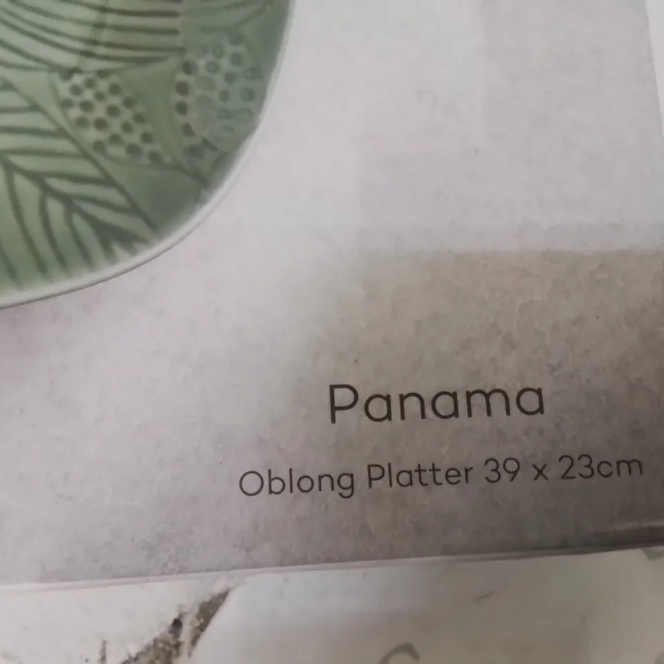 BOXED PANAMA PLATTER 