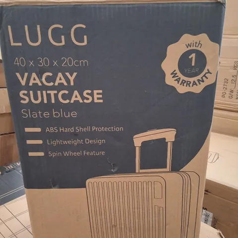 BOXED LUGG 40×30×20CM VACAY SUITCASE - SLATE BLUE