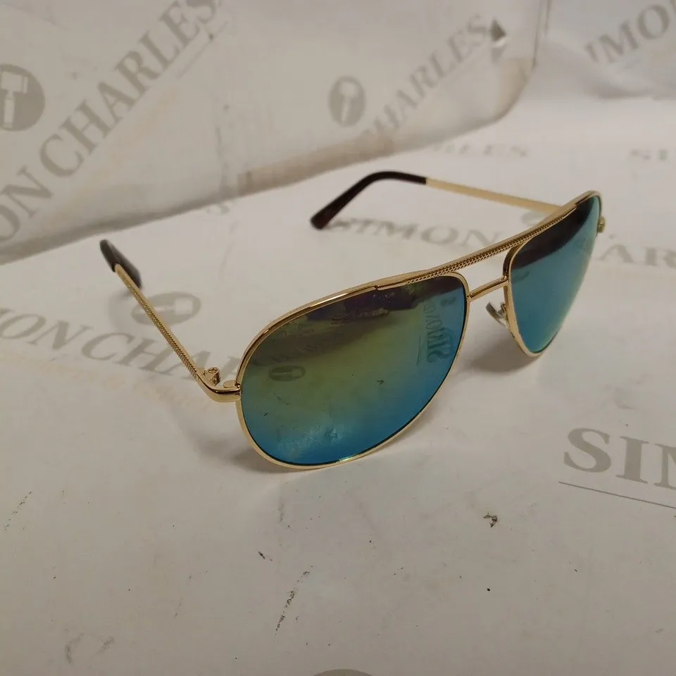 RAY BAN GOLD SUNGLASSES