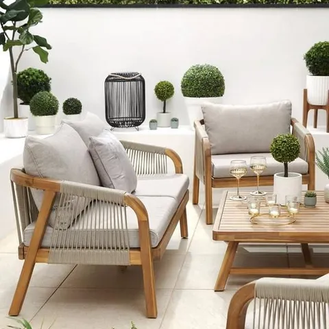 MICHELLE KEEGAN SOFA SET (4 BOXES)