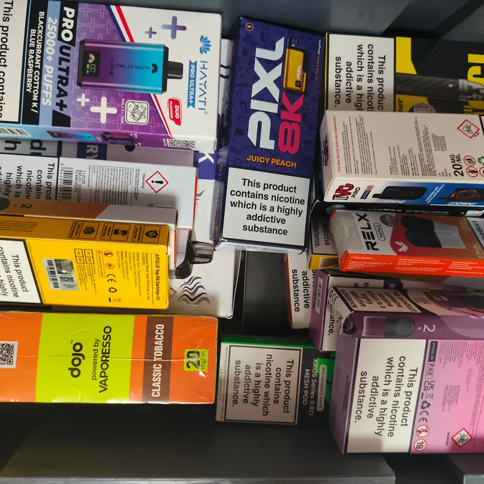 APPROXIAMTELY 20 ASSORTED VAPING PRODUCTS - COLLECTION ONLY