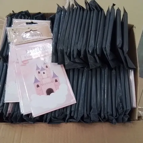 BOX CONTAINING A LARGE QUANTITY OF BRAND NEW MAGICAL BIRTHDAY WISHES GIFT WALLETS 