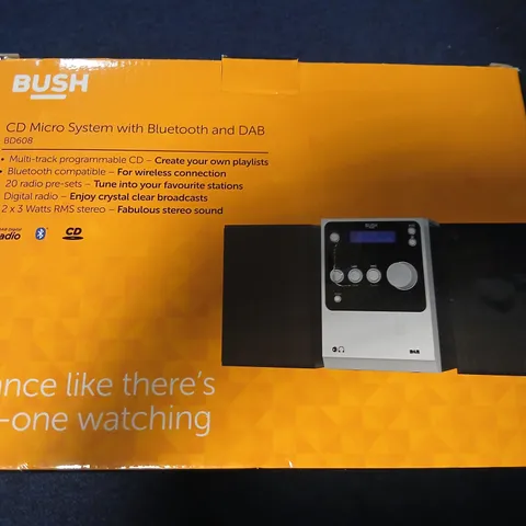 BUSH CD MICRO SYSTEM WITH BLUETOOTH & DAB – BD608 (BOXED)