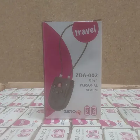 BOX OF APPROX 100 x ZERO TRAVEL ZDA-002 PERSONAL ALARMS