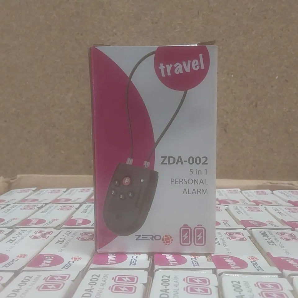 BOX OF APPROX 100 x ZERO TRAVEL ZDA-002 PERSONAL ALARMS