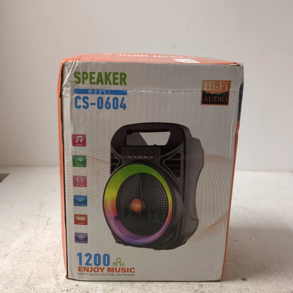 SPEAKER CS-0604 HI-FI PORTABLE SPEAKER 