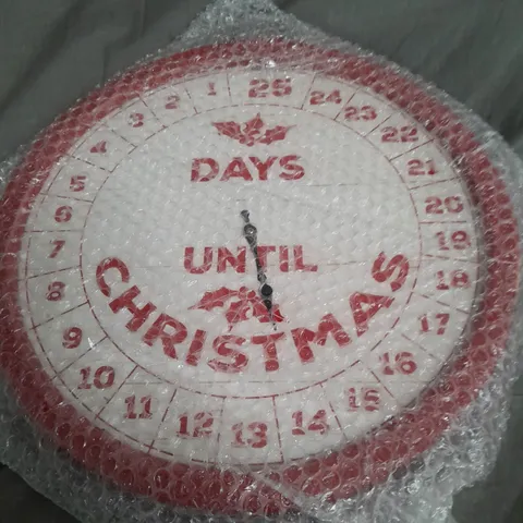 FESTIVE CHRISTMAS COUNTDOWN CLOCK