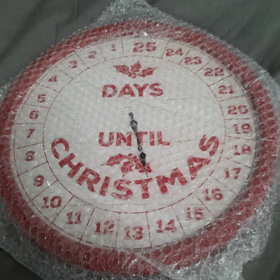 FESTIVE CHRISTMAS COUNTDOWN CLOCK RRP £22.99