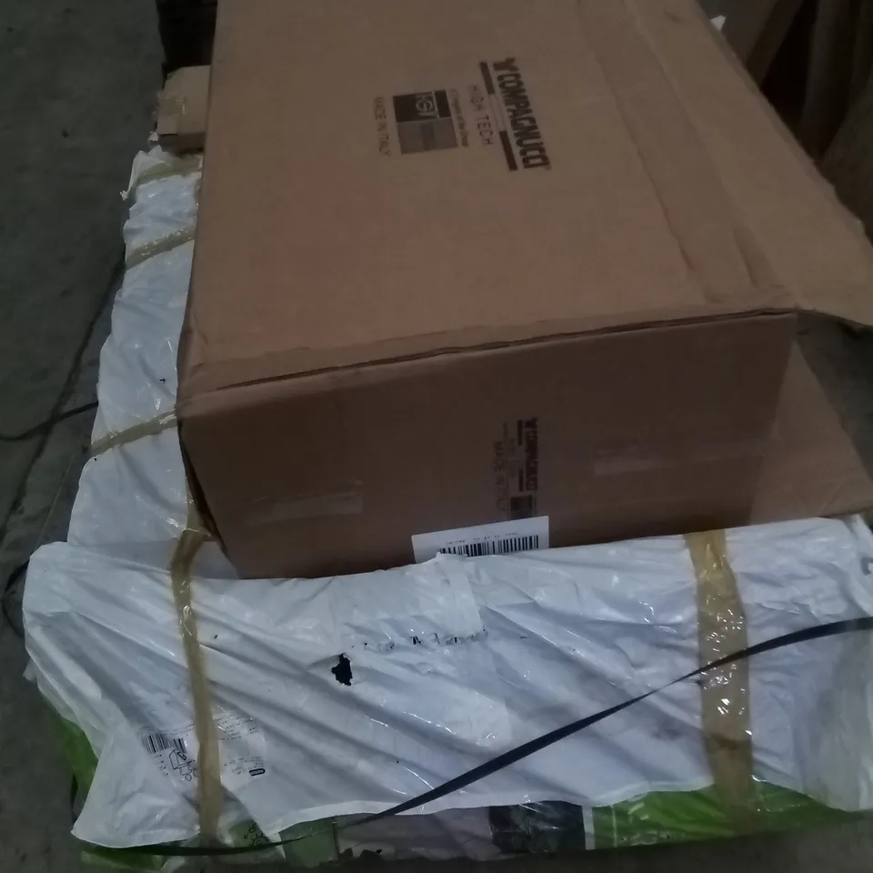 PALLETED OF GARDEN STORAGE BOX AND FURNITURE PART