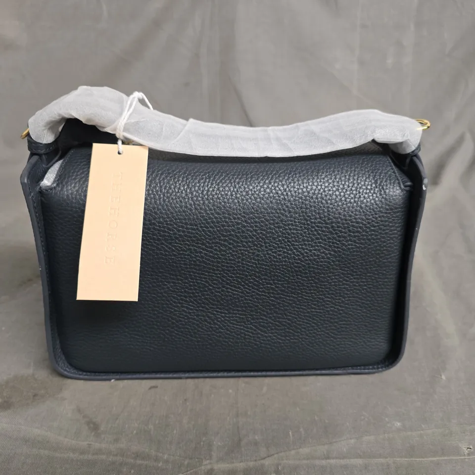 THE HORSE CLEMENTINE DARK NAVY LEATHER HANDBAG