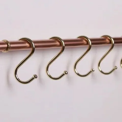 BOXED QUIRKHUB COPPER UTENSIL RAIL HOLDER (1 BOX)