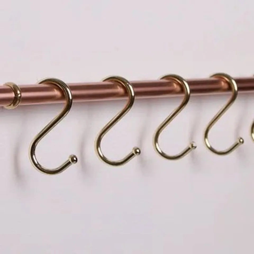 BOXED QUIRKHUB COPPER UTENSIL RAIL HOLDER (1 BOX)