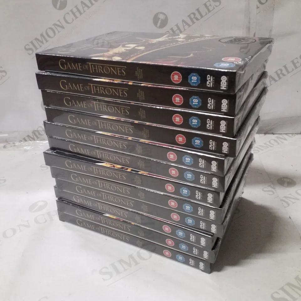 LOT OF 12 COPIES OF GAME OF THRONES SEASON 2