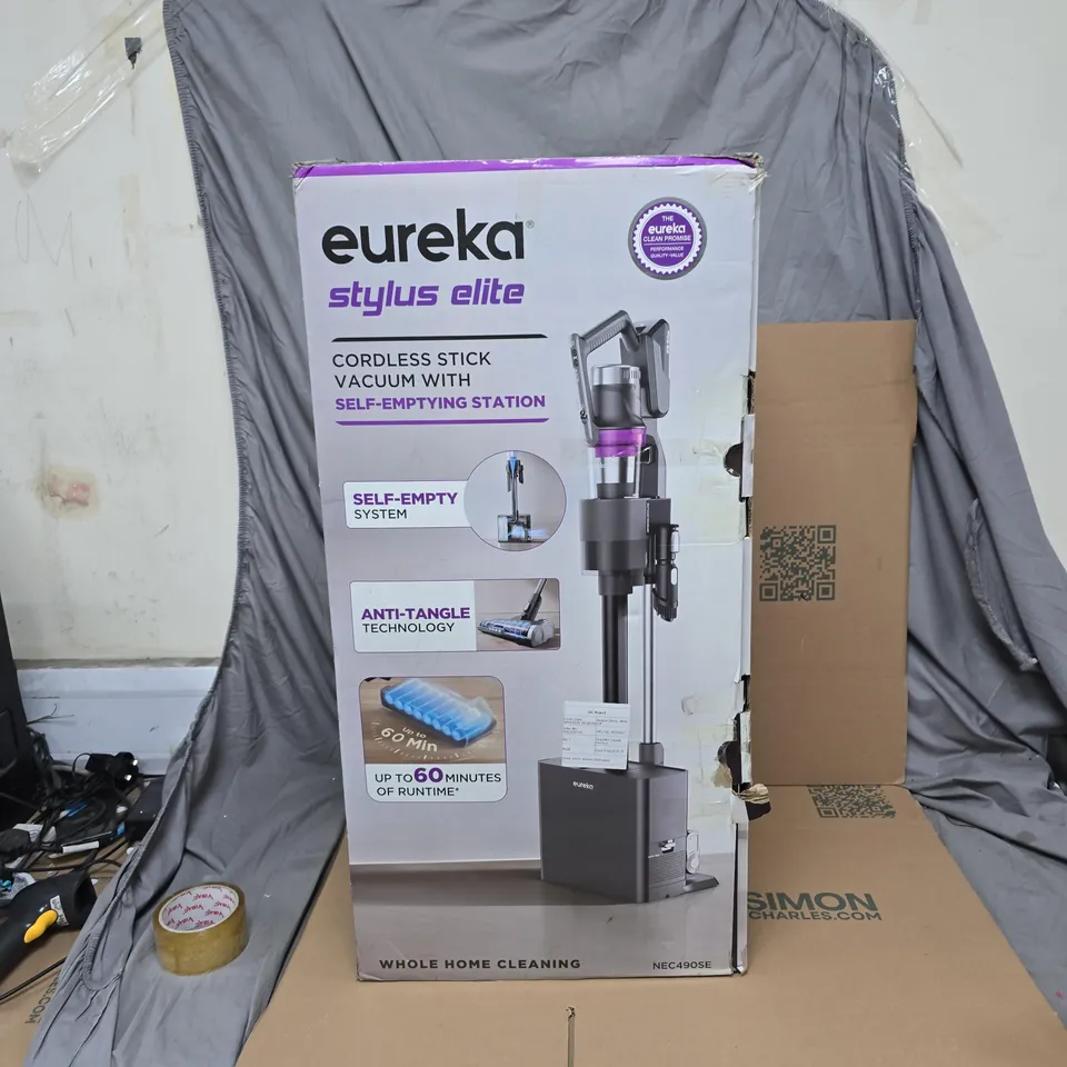 EUREKA STYLUS ELITE CORDLESS STICK VACUUM WITH SELF-EMPTY STATION –